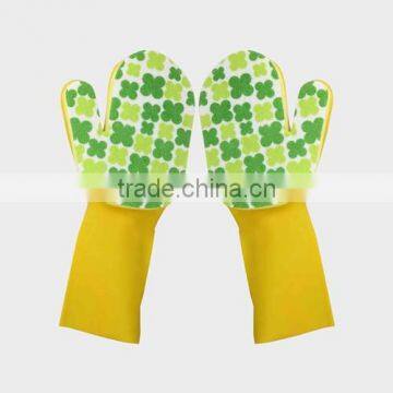 new latex working gloves with scouring pad