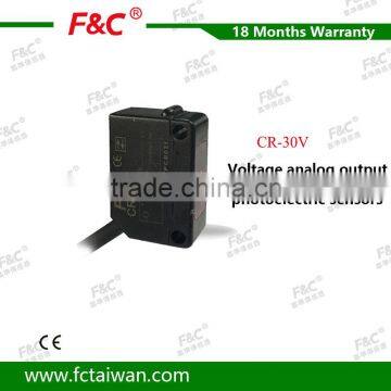 CR series optical sensor Red LED visible light 12V digital sensor