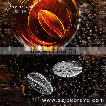 Reusable Coffee Beans Stainless Steel Ice Cube, Whiskey Stones