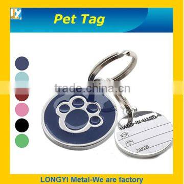 Custom bulk cheap dog pet tags with name card