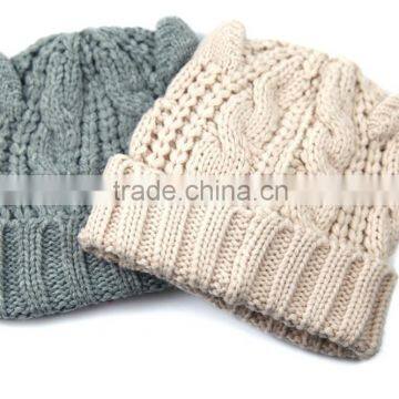 Lovely lady baby children hat Hand-knitted Baby Hat baseball cap