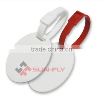 OEM New sublimation blank custom airplane hard plastic travel luggage tag