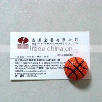 3D Basketball Fridge Magnets Magnetic Button