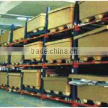 Small Warehouse Push Back Rack for Cargo with Few Categories