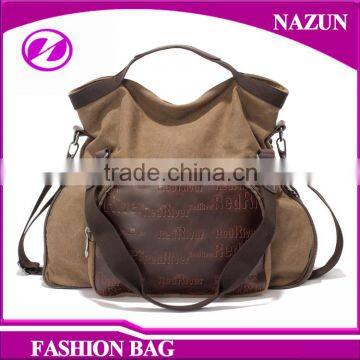 custom design wholesale price China 2016 vintage travel canvas bags for women