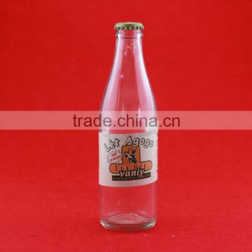 High grade clear clear soda bottle beverage drink bottles fruit juice bottles 375ml