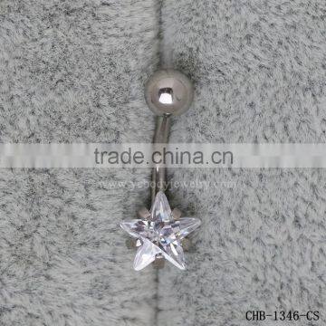 Fashion Jewelry Multi-shape Gem Wholesale 316L Stainless Steel Belly Ring photo-2