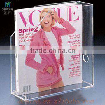 Organic Glass(acrylic) Goods for Showing Shelf of Magazine