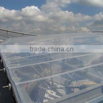Wind Resistant Clear ETFE Coated Film Tensile Fabric Architecture Greenhouse photo-2