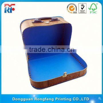 Customized paper cardboard suitcases