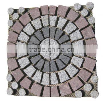 external and internal decoration interlock durable machine cut paving stone patterns