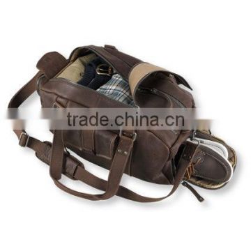 leather duffel bag