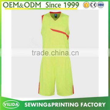 High quality new design men's basketball team uniform printing team your own logo men's basketball jersey