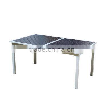 Garden furniture extension artificial wood furniture table