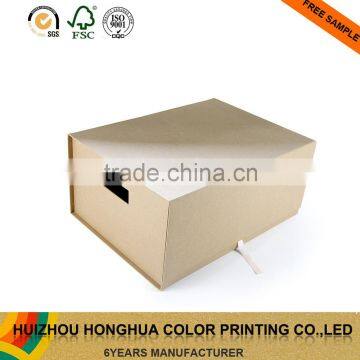 Custom brown kraft paper boxes folding packaging paper box