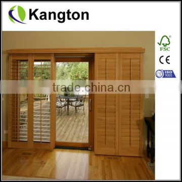 Sliding shutter doors