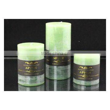 scented pillar candle for wedding decoration