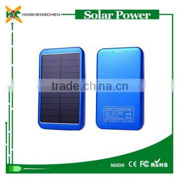 Colorful solar power bank 5000mah solar charger powerbank