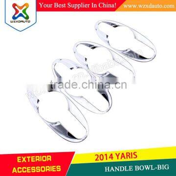 HANDLE BOWL CHROME DOOR HANDLE BOWL INSERTS COVER FOR TOYOTA YARIS 2008