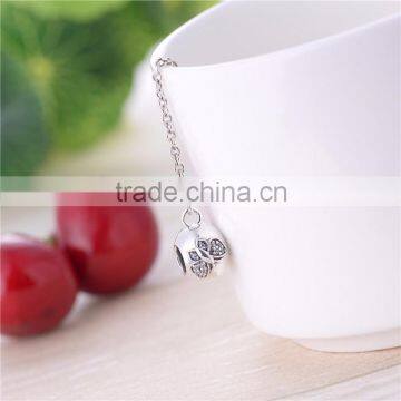 Fashionable Butterfly Pattern Design 925 Sterling Silver Charms Bracelet photo-3