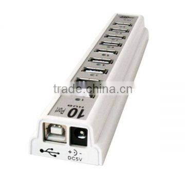 10 Ports USB 2.0 Hi Speed Multi Hub Expansion With Power Adaptor for PC & Laptop photo-2