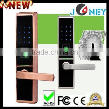 Metal Anti-theft Fingerprint touch keypad door lock