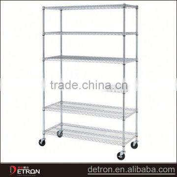 NSF 6 tier medical equipment storage shelf