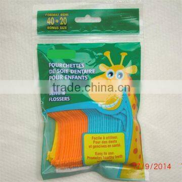 Children Dental Floss Pick, Kids Dental Flossers, China manufacturer, OEM offered