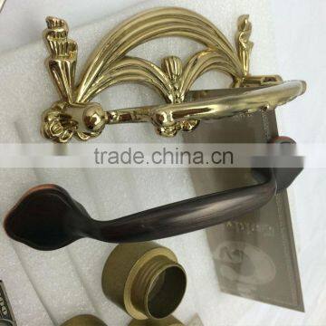 Shake Handshandle Zinc Alloy Plating Processing Services Double Color Nickel Plating Service Gun Color photo-5