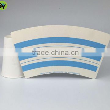 Wholesale promotional eco printed paper cup fan