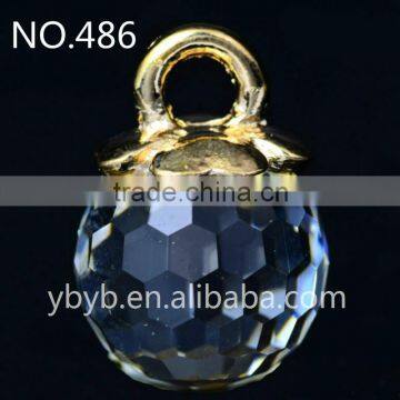 metal rhinestone pendant for garment and necklace trimmings-486