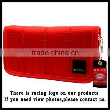 New JDM Long Type Racing Wallet JDM Racing Wallet Long Red