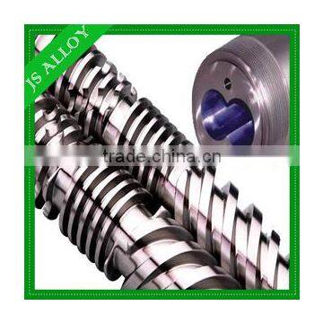 38CrMoAlA bimetallic single extruder screw barrel for plastic machine