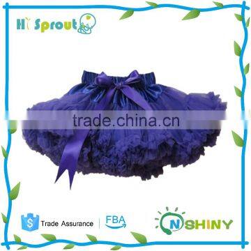 Dark Purple Color and Great Baby Girl Chiffon Skirt