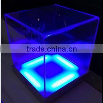 acrylic cube led display box