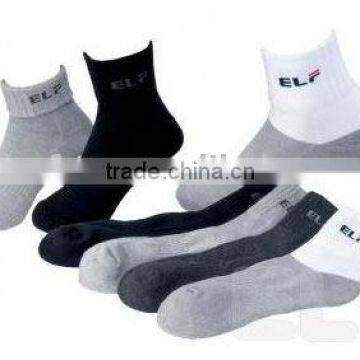 Bamboo charcoal cotton sport socks