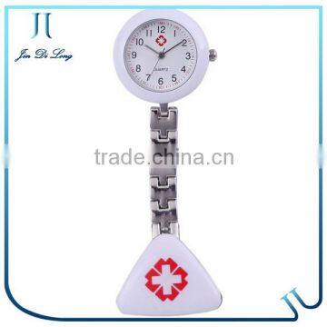 Latest metal nurse stainless steel cute style watch best selling nurse watch