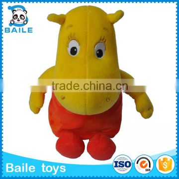 Cute High Quality Plush Toy in Hippo Shape with cloth