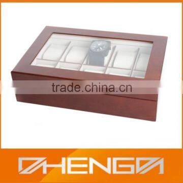 Best Sell Factory Custom Made Brown Leather Watch Storage Boxes With Pen (ZDS-F297) photo-4