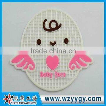 Good Quality Debossed silicone or PVC beer coaster of beautiful designs