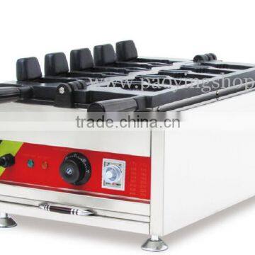 5pcs Fish Waffle Commercial Use Non-stick 110v 220v Electric Icecream Taiyaki Maker Iron photo-2