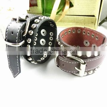 BOSHIHO Wholesale Custom Design Fashion Letter Cheap Infinity Leather Bracelet