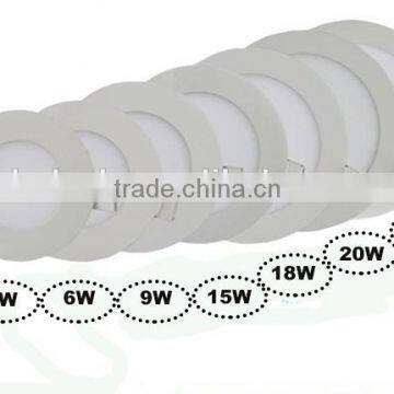 6w 15w 18w 20W Ra70 Ultra Led Panle Round Light 120 Degree With a Good Driver Energy Saving ,ultra Thin LED Panel Light photo-2