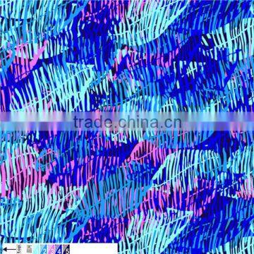 Polyester FDY Printed Single Jersey Spandex Knitting Fabric Textiles photo-4