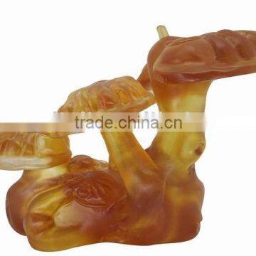 crystal craft--lingzhi -gyrophora-home decoration--BJ078