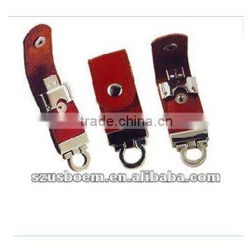 OEM Full-colour Portable Promotional leather usb