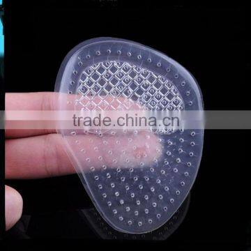 Metatarsal massaging non-skid gel forefoot pad sticky metatarsal cushion