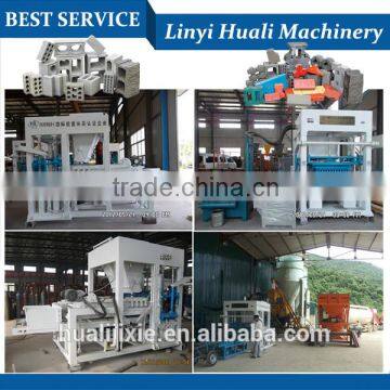 QT4-15 Hydraulic Concrete Paver Interlocking Hollow Brick Machine Price