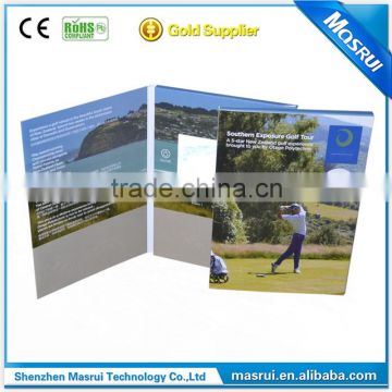 4.3 Inch Interactive Video Folder as a promtional gift for Traveling company