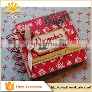 Custom Christmas Style Hardcover Spiral Notebook Christmas Gift photo-2